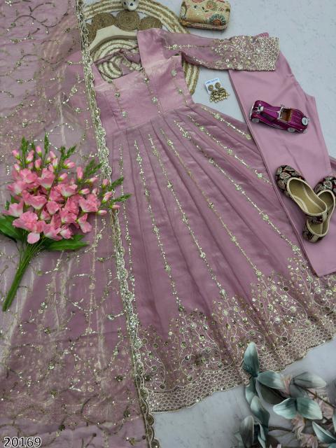 Women’s Premium Embroidered Anarkali Suit Set