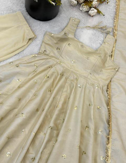 Women's Embroidered Anarkali Kurta Set with Dupatta
