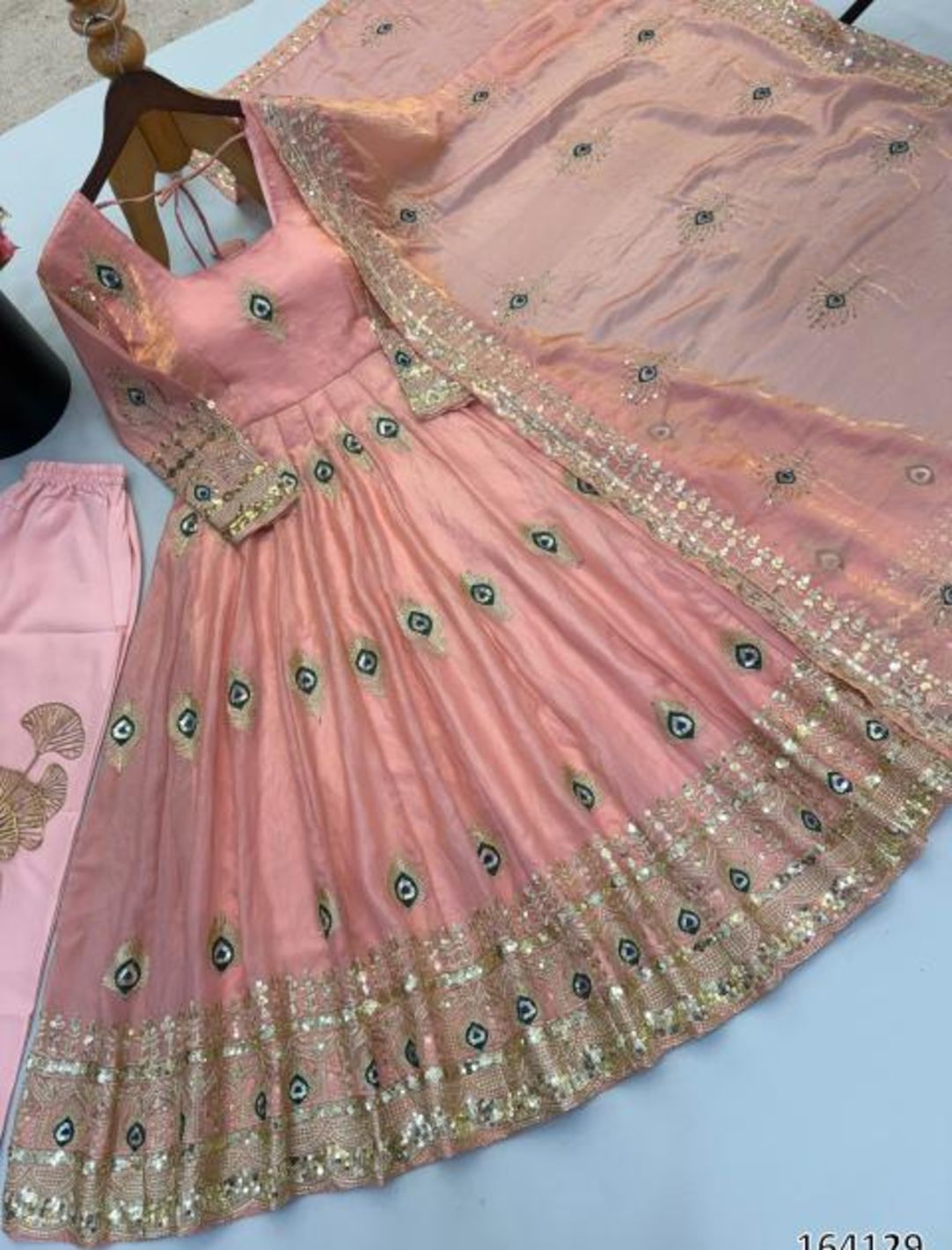 Premium Embroidered Anarkali Kurta Set with Dupatta