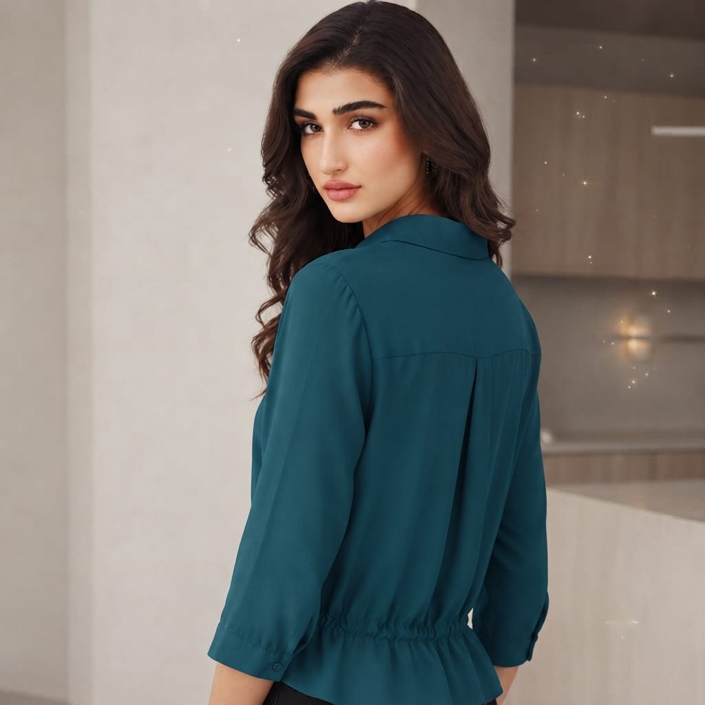 Tie-Waist Premium Shirt