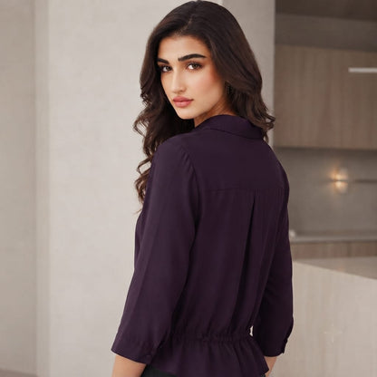 Tie-Waist Premium Shirt