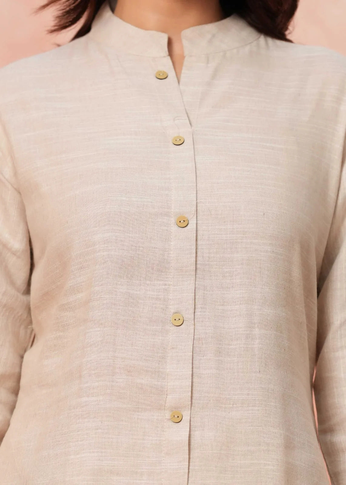 Women Floral Embroidered Pure Cotton Tunic with Trousers