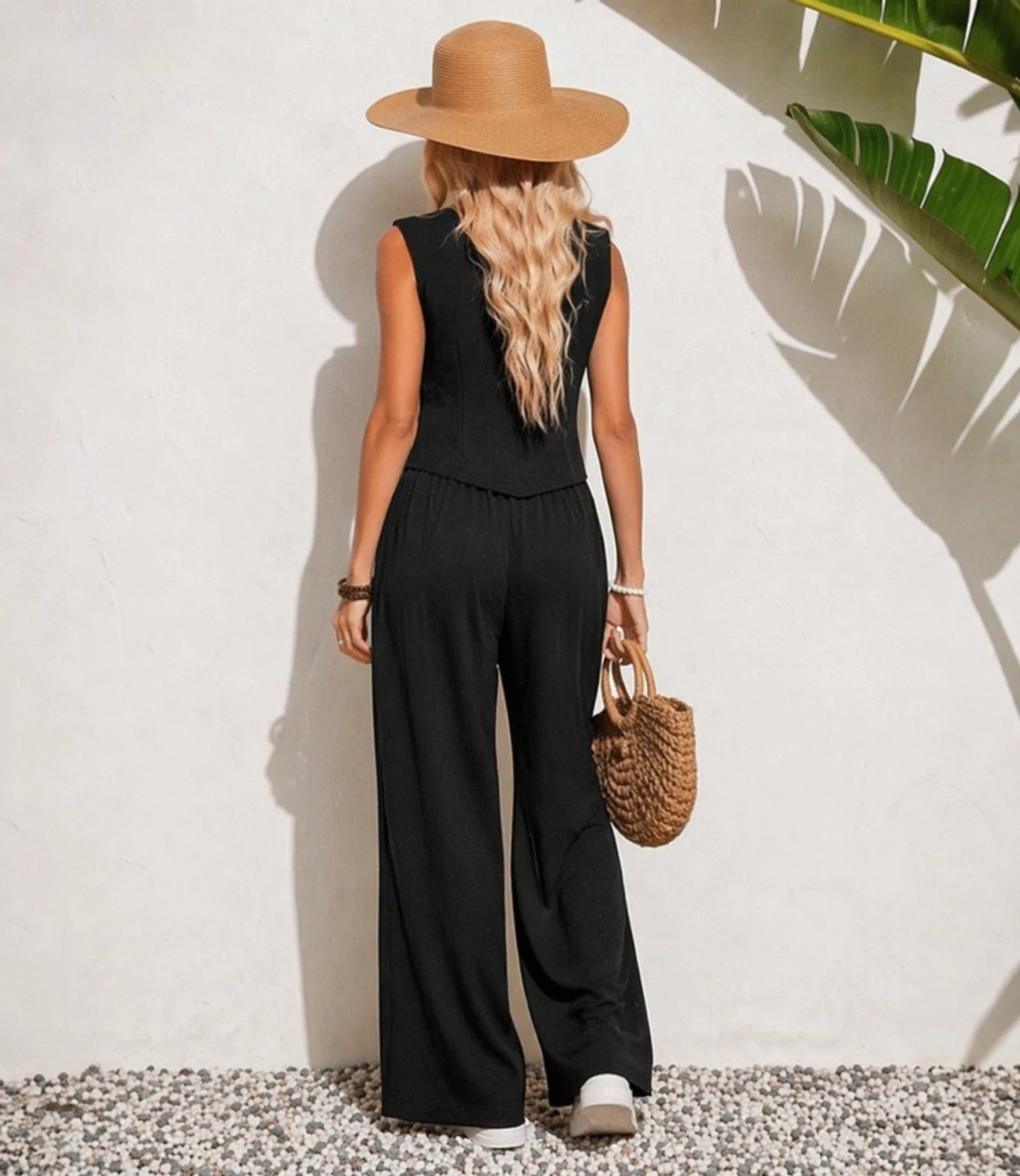Tailored Sleeveless Co-Ord Set for Women | Premium Cotton Co-Ord